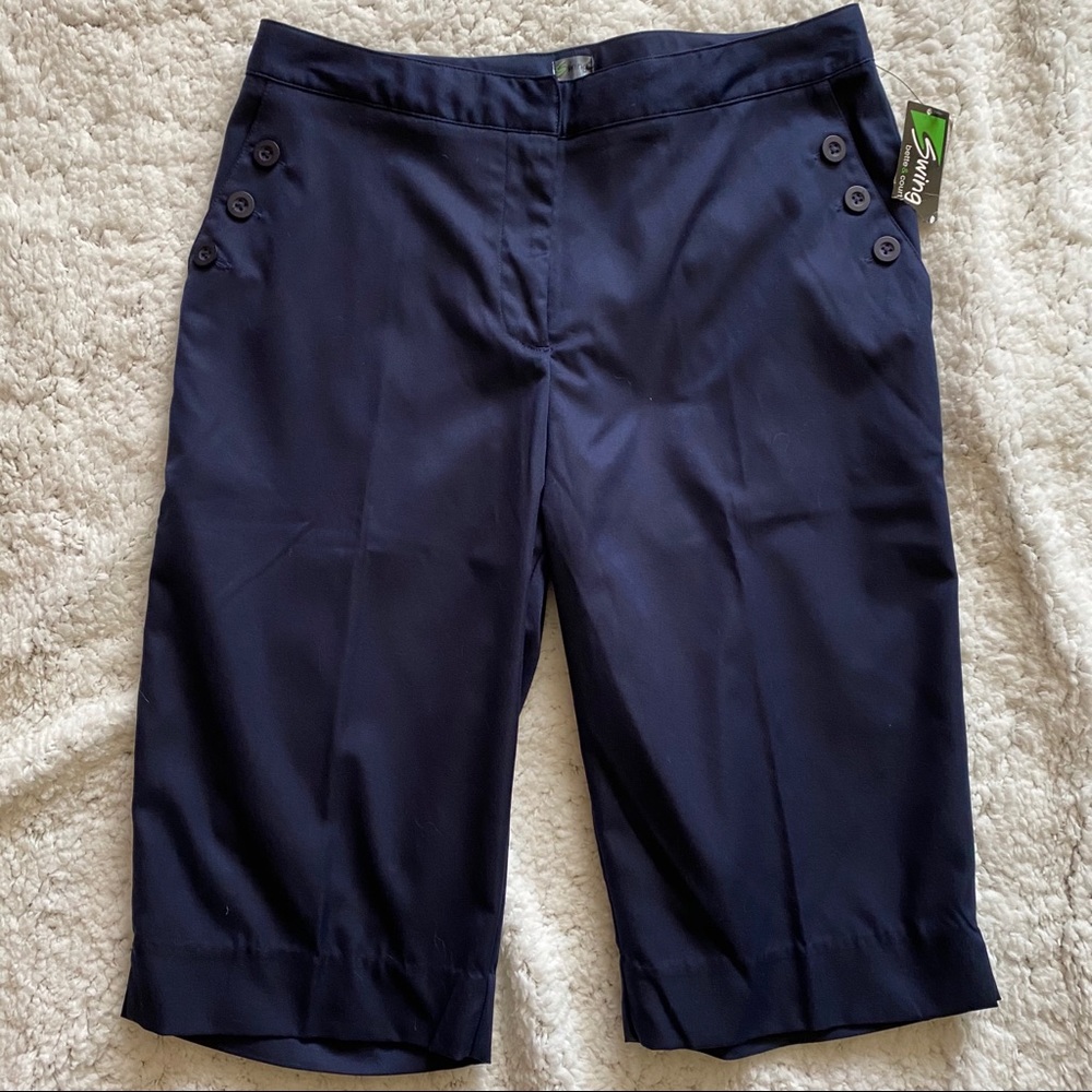 ๐ Swing Womenโs Golf Shorts Sz 8 - Picture 1 of 8